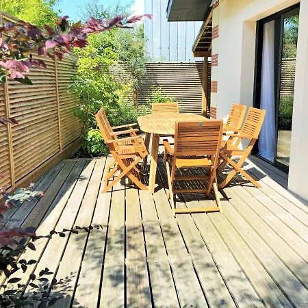 7 Maison Mitoyenne Moderne Quartier Aiguillon * Arcachon